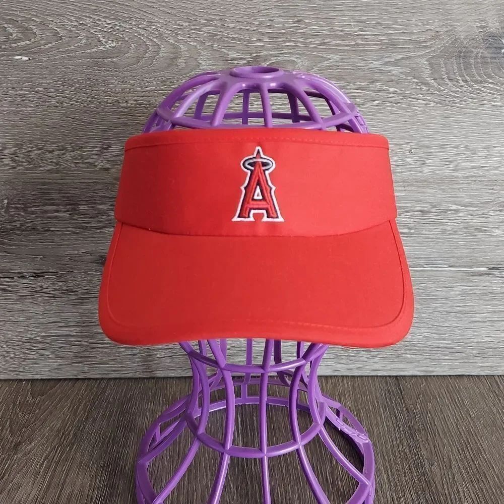 Los Angeles Angels Red Visor Hat